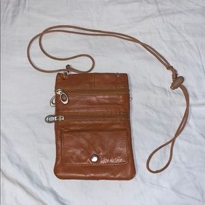 Small Caramel Crossbody Bag